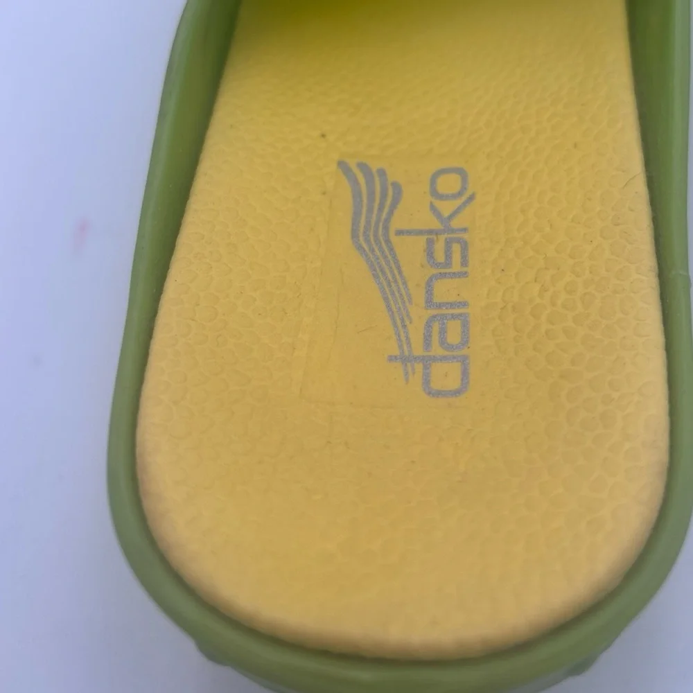 Dansko Bright Green Women's Clogs - Picture 10 of 10